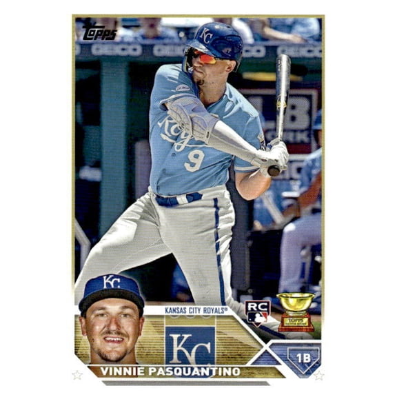 2023 Topps Vinnie Pasquantino RC #302 Kansas City Royals Baseball Card