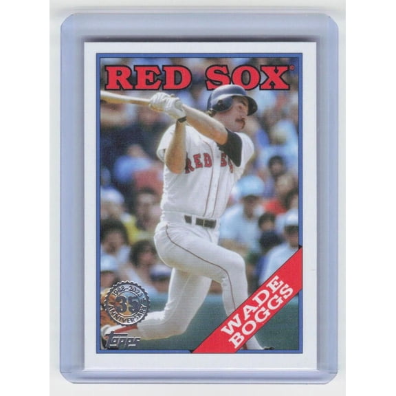 Near Mint 2023 Topps Wade Boggs T88-84 Red Sox 1988 Topps 35th Anniv The Real One SN Baseball Card