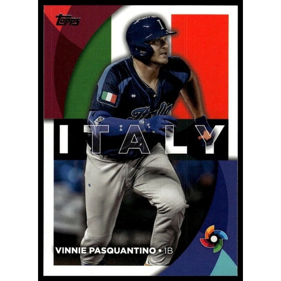 2023 Topps World Baseball Classic Stars WBC-38 Vinnie Pasquantino Baseball Card Italy MLB BASEBALL Trading Card