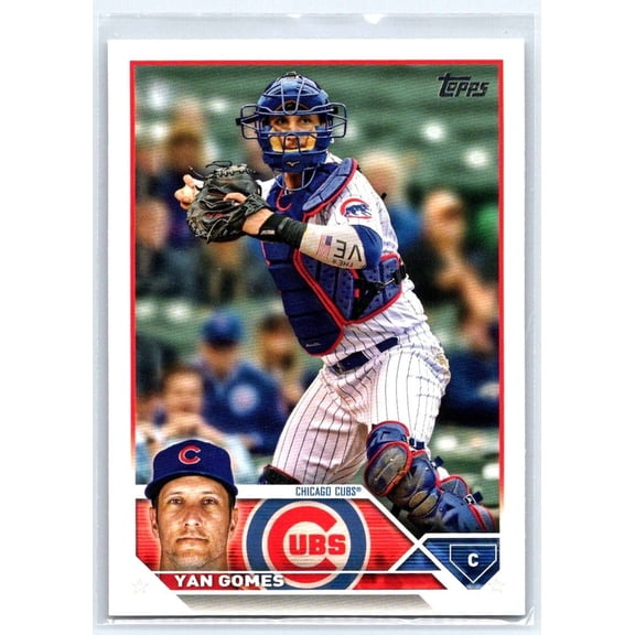 2023 Topps Yan Gomes #569 Chicago Cubs Baseball Card