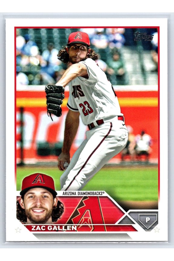 2023 Topps #412 Zac Gallen Near Mint Baseball Card Arizona Diamondbacks