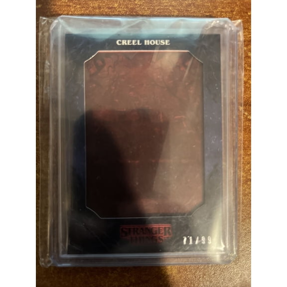 2023 Topps Zerocool Stranger Things Season 4 Upside Down "CREEL HOUSE" Red 71/99