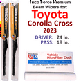 thumbnail image 1 of 2023 Toyota Corolla Cross Performance Beam Wipers (Set of 2), 1 of 3