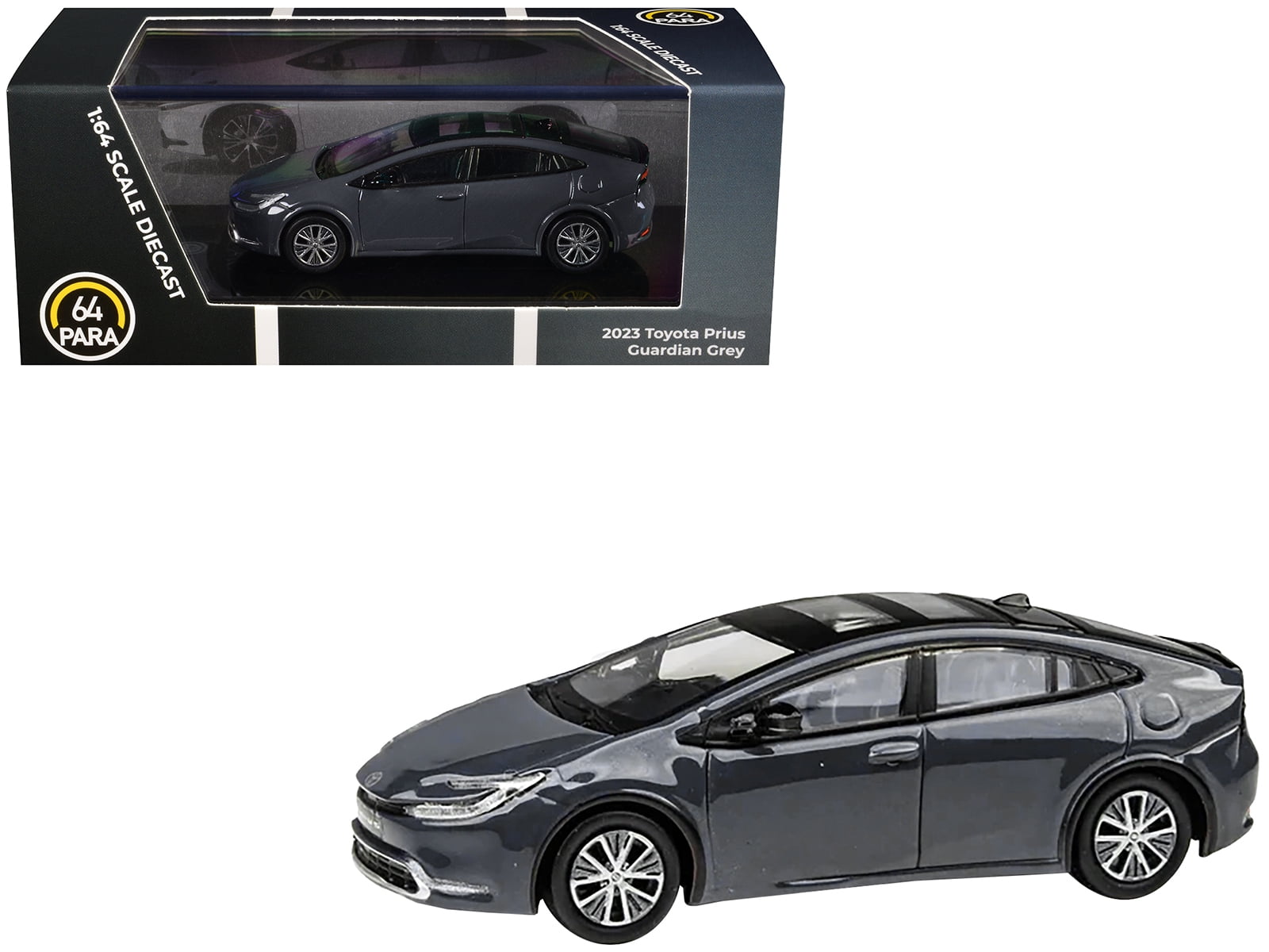 2023 Toyota Prius Guardian Gray 1/64 Diecast Model Car by