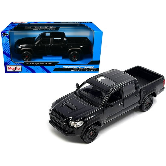 2023 Toyota Tacoma TRD PRO Pickup Truck Black Metallic with Sunroof "Special Edition" Series 1/27 Diecast Model Car by Maisto
