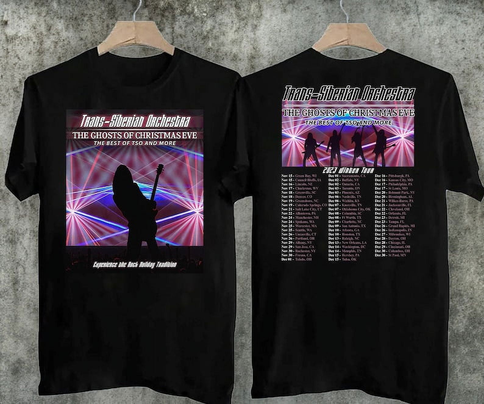 2023 TransSiberian Orchestra Christmas Eve TShirt, The Ghosts Of Christmas Eve The Best Of Tso