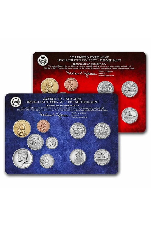 2023 U.S. Mint Set - 20 Coins - Collectible OGP Set