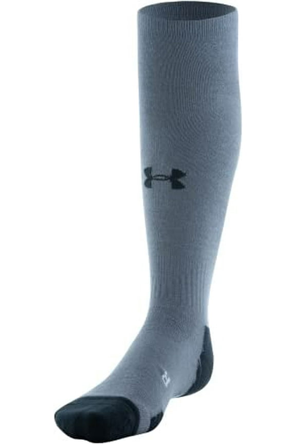 Adult Grey OTC Polyester Mid Cushion UA Logo Team Socks Sz 7-8.5