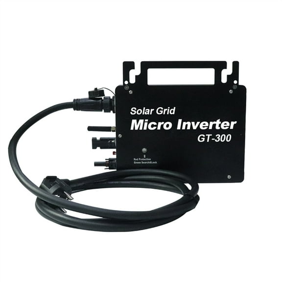 2023 Upgrade 300W Micro Inverter Solar Grid Tie Inverter DC To AC 120 230 Auto Identification Control Waterproof IP65 MPPT Solar Inverter Controller ,High-Efficiency Power Supply