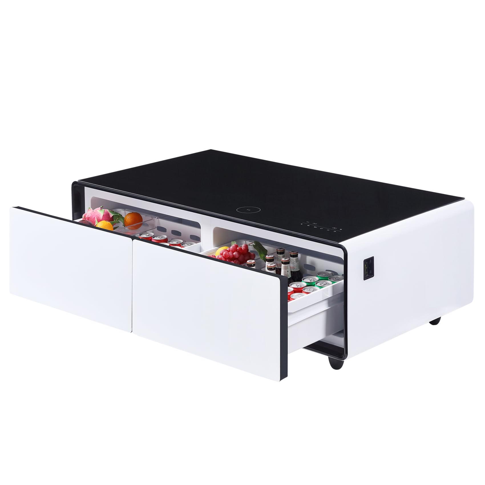 2023 Upgrade Smart Coffee Table with Fridge, Smart Refrigerator Table