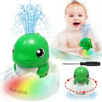 Baby Bath Toys with Shower Head, Upgrade Electric Shower Head Baby Bath  Toys Double Sprinkler Bathtub Tub Water Toys for Kids Preschool Child 18  Months and up 