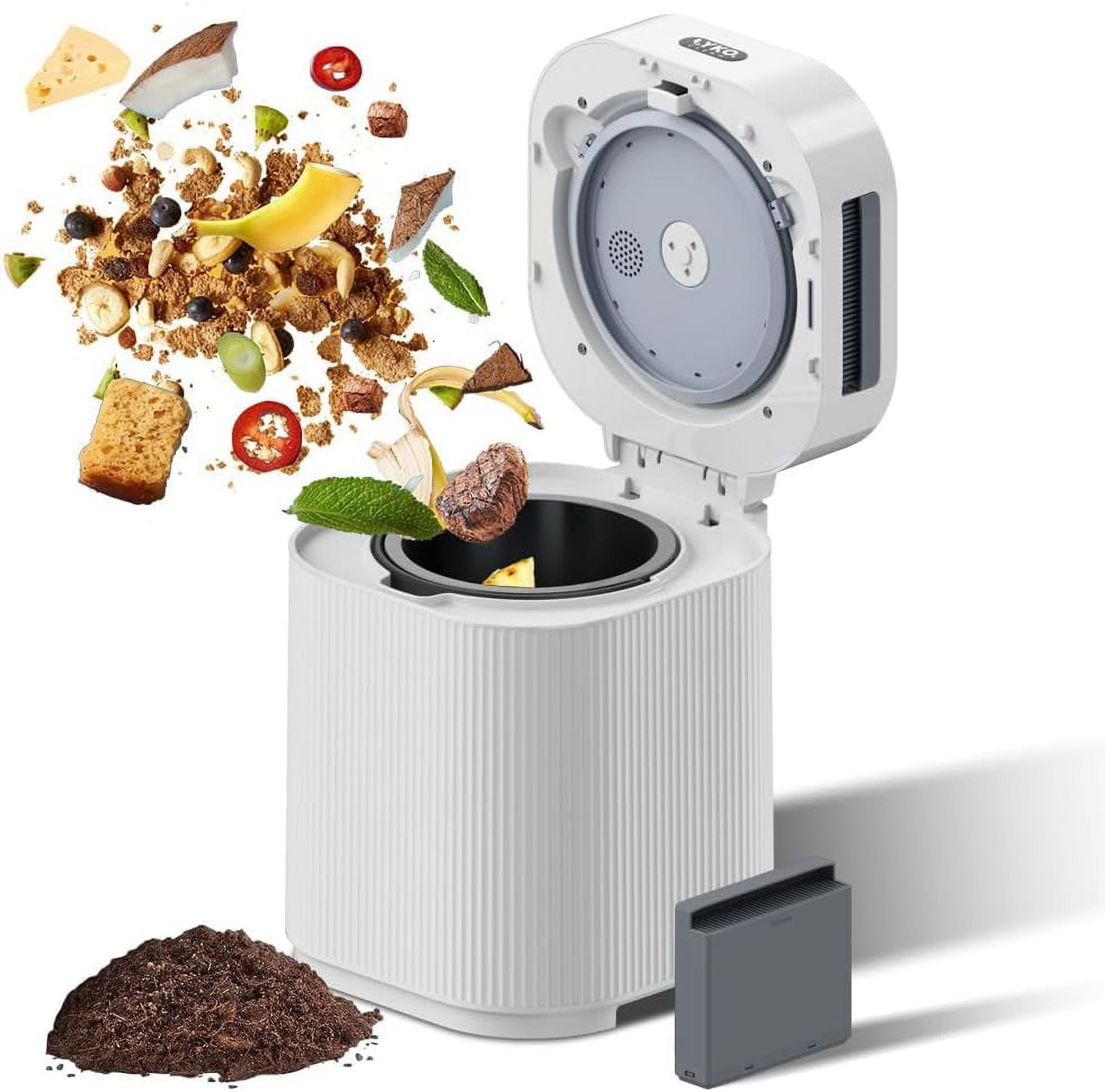 2023 Upgraded Electric Composter for Kitchen, 2.5L Smart Countertop