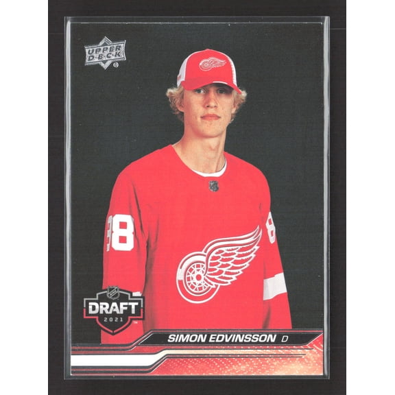 2023 Upper Deck Extended Series #738 Simon Edvinsson Detroit Red Wings Hockey Card