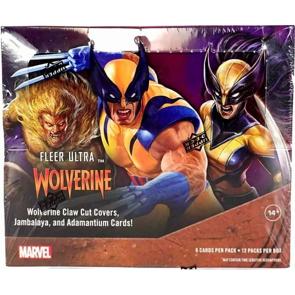 2024 Upper Deck Marvel Fleer Ultra Wolverine Hobby Box