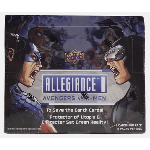 2023 Upper Deck Marvel Allegiance Avengers vs X-Men Factory Sealed Hobby Box