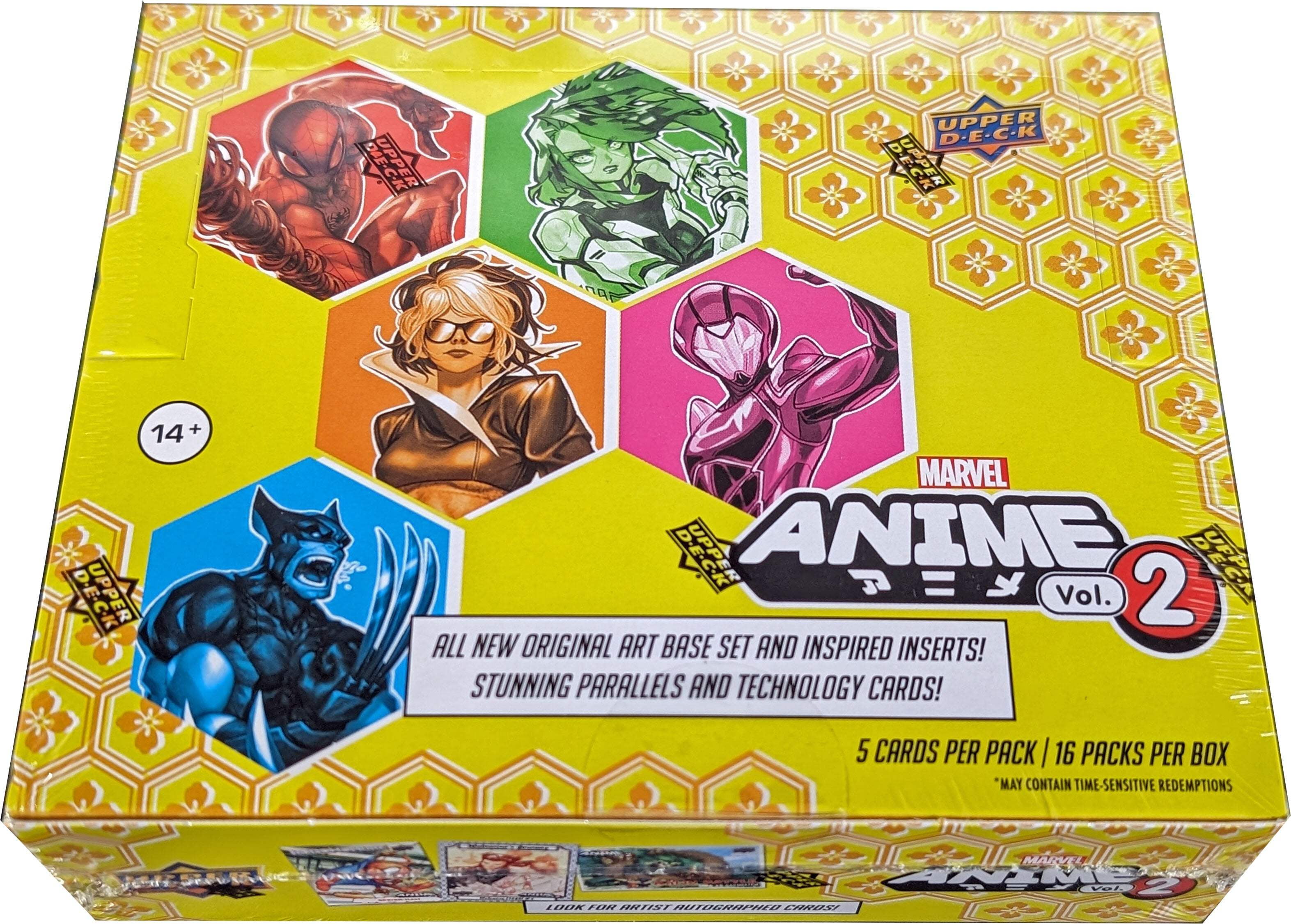 2023 Upper Deck Marvel Anime Volume 2 Hobby Box - Walmart.com 2023 Upper Deck Marvel Anime Volume 2 Hobby Box - Walmart.com