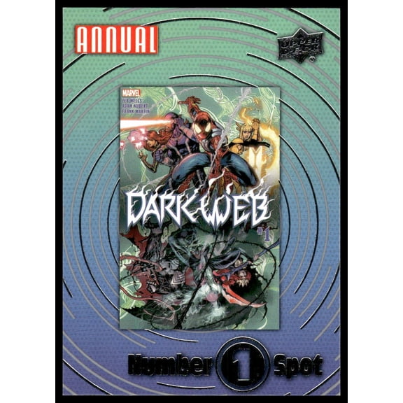 2023 Upper Deck Marvel Annual Number 1 Spot N1S-5 Spider-Man Venom Insert Trading Card