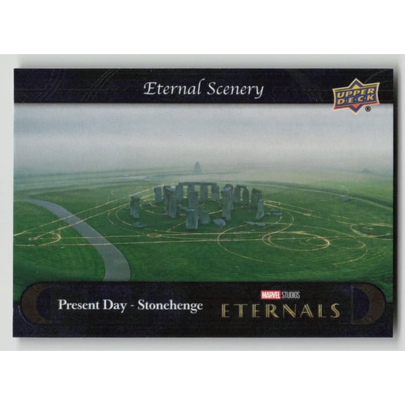 2023 Upper Deck Marvel Studios Eternals Eternal Scenery ES-7 Stonehenge Near Mint Card