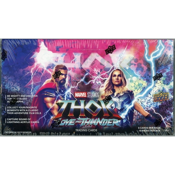 2023 Upper Deck Marvel Studios Thor Love And Thunder Hobby Box