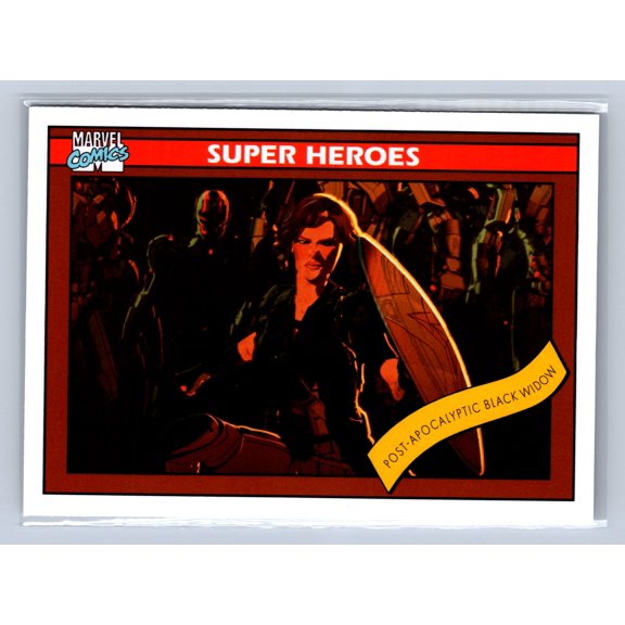 2023 Upper Deck Marvel What If Post-Apocalyptic Black Widow #34 Trading Card