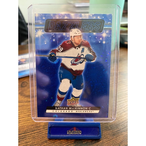 2023 Upper Deck Blue Nathan MacKinnon DZ-87 Colorado Avalanche Hockey Card