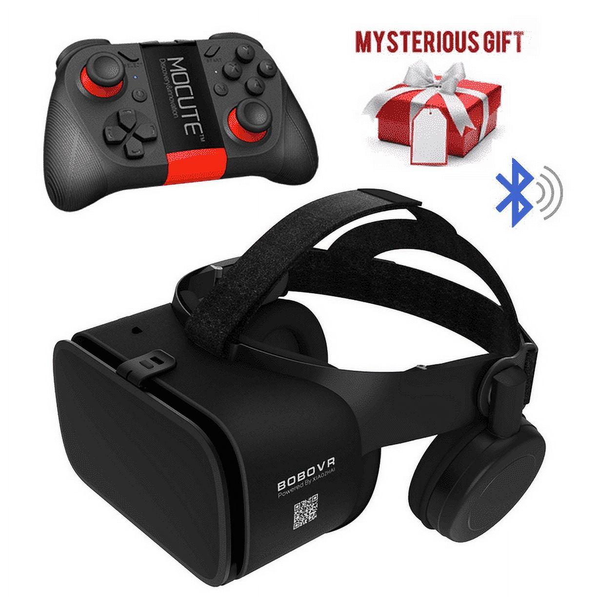 VR Headset for Phone with Controller | Virtual Reality Game System  Compatible with iPhone and Android | Virtual Reality Goggles w/Remote  Control for