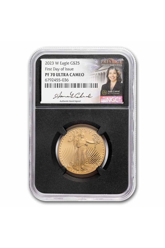 2023-W 1/2 oz Proof Gold Eagle PF-70 NGC (First Day of Issue)