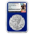 thumbnail image 1 of 2023 (W) $1 American Silver Eagle NGC MS70 Black Label Blue Core, 1 of 2