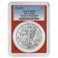 thumbnail image 1 of 2023 (W) $1 American Silver Eagle PCGS MS70 Blue Label Red Frame, 1 of 2