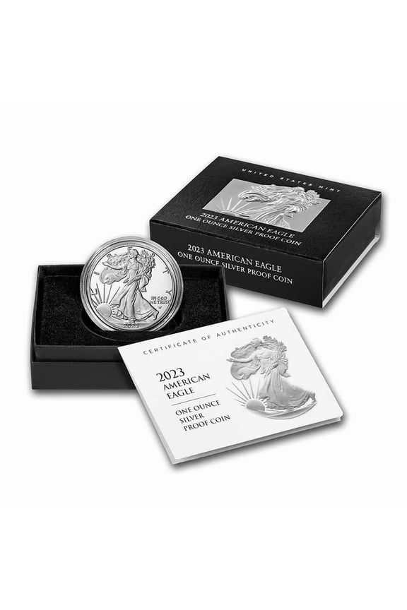 2023-W 1 oz Proof American Silver Eagle (w/Box & COA)