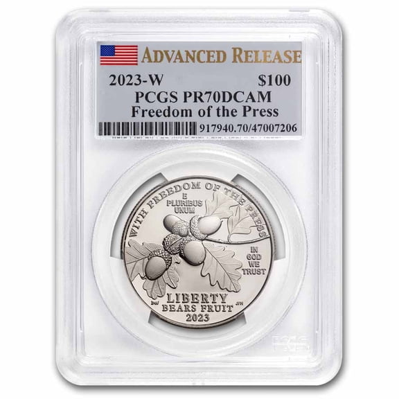 2023-W 1 oz Proof Platinum Eagle PR-70 PCGS (Advance Release)