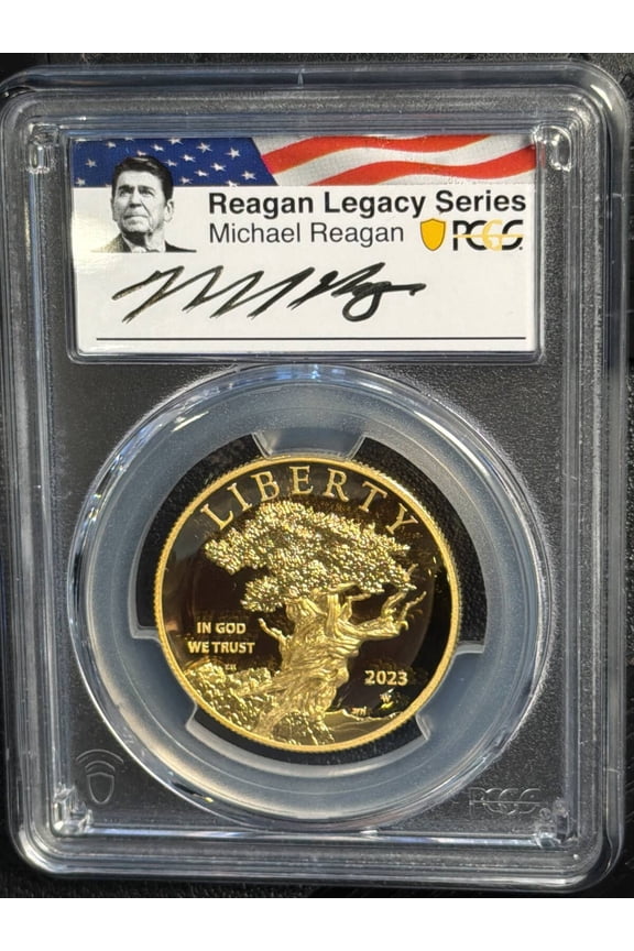 2023 W American Liberty Gold PCGS PR-70 DCAM Advanced Release Reagan Legacy Series