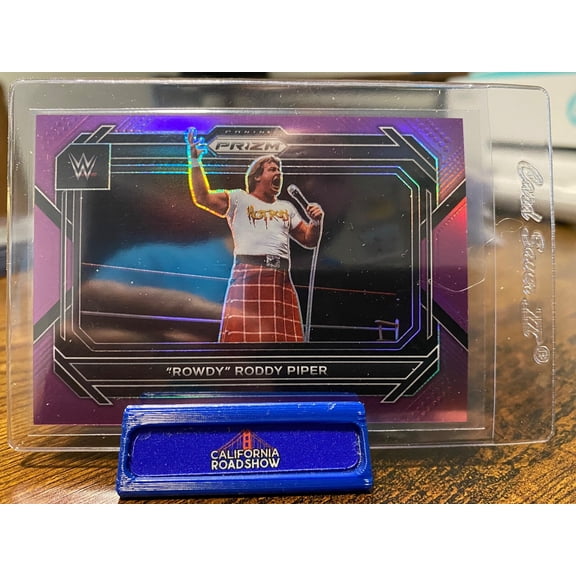 2023 WWE Roddy Piper #19 Purple Prizm Parallel/Variety
