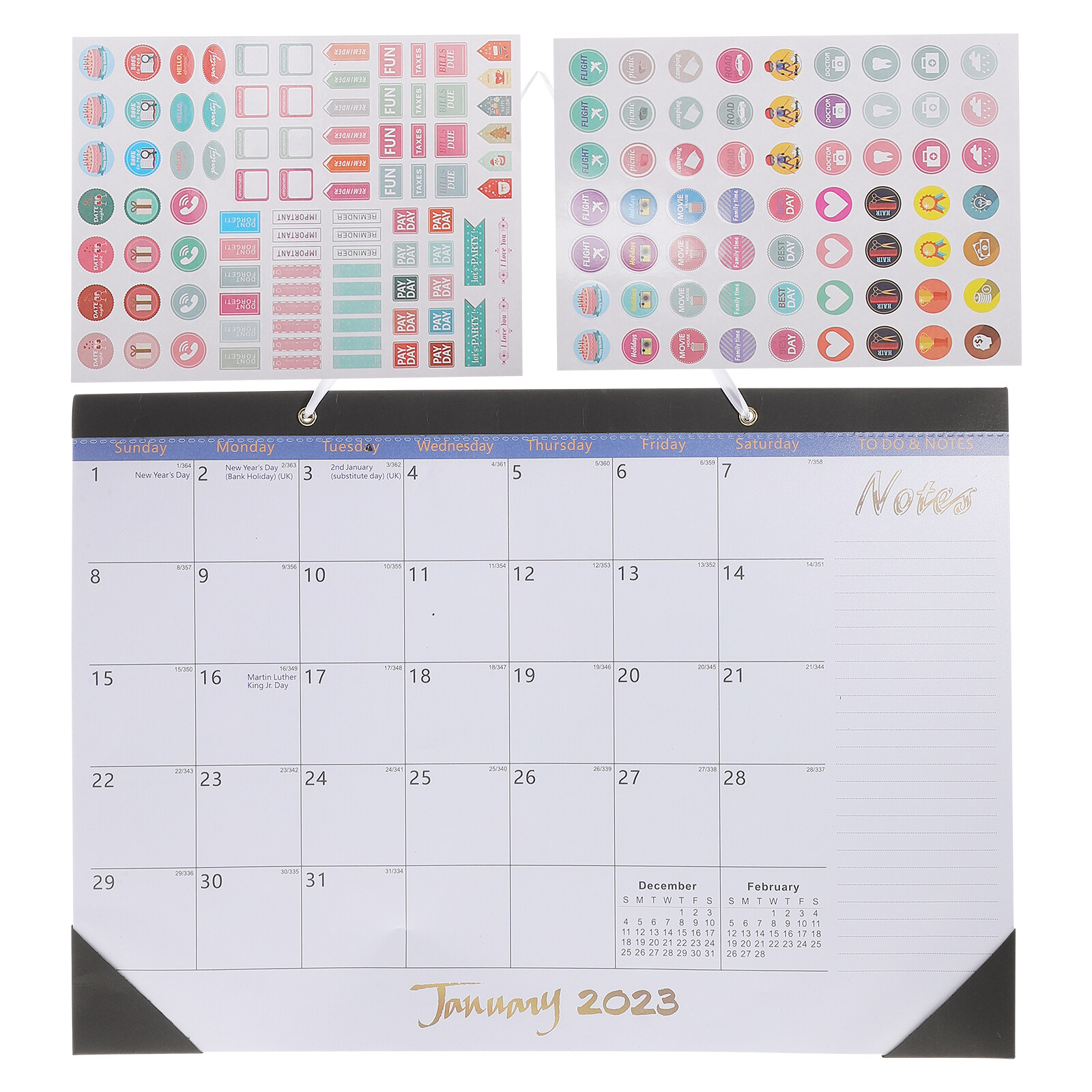 2023 Wall Calendar Office Decor Calendars Family Planner Monthly Schedule Desktop Whiteboard