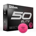 thumbnail image 1 of 2023 Wilson 50 Elite Golf Balls, Pink, 12pk, 1 of 3