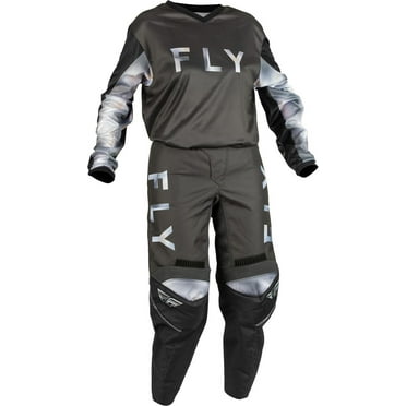 2023 Women's F-16 Black/Grey Moto Gear Set - Pant and Jersey Combo