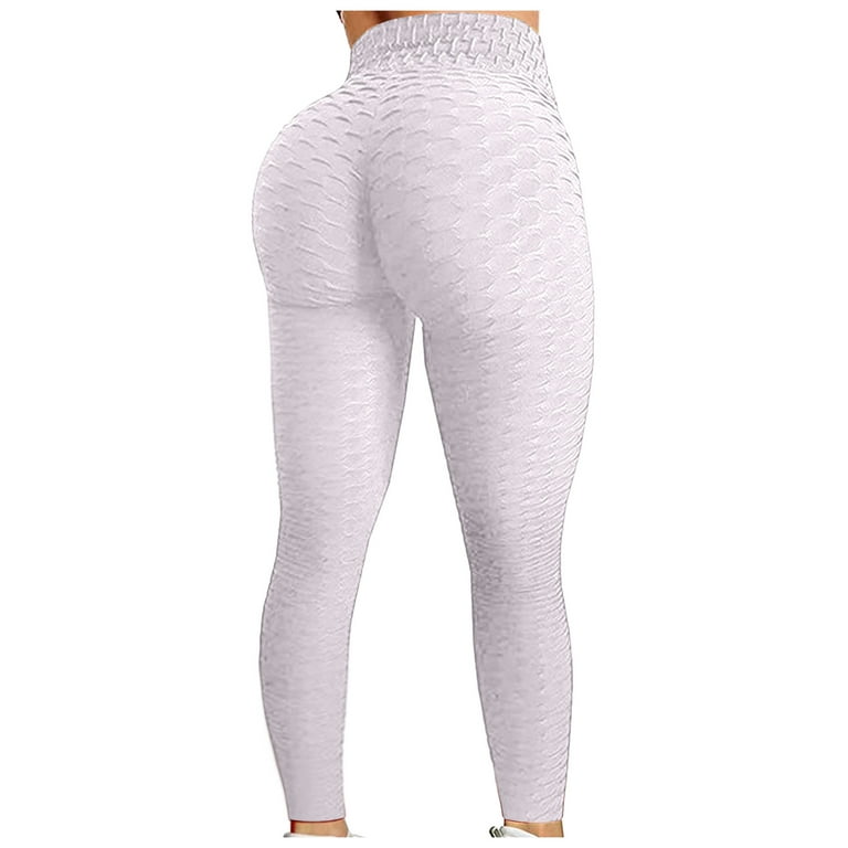 2023 Womens Bubble Butt Lifting Yoga Leggings Exercise Fitness Running High  Waist Workout Pants Skinny 