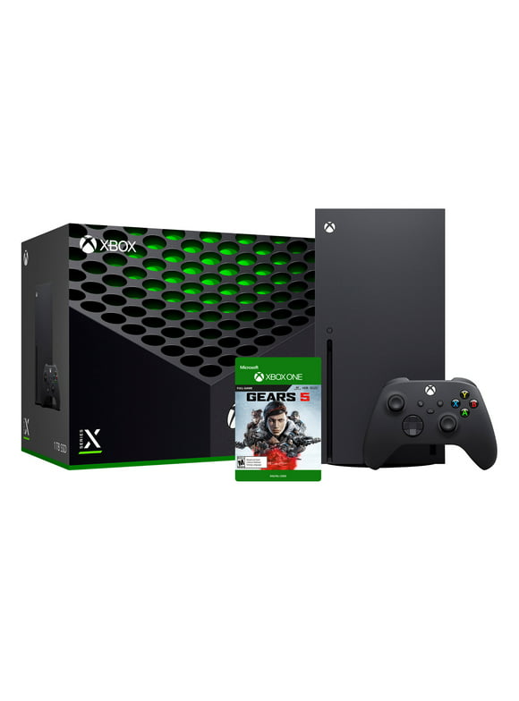 2023 Xbox Series X Game and Accessory Bundle - 1TB SSD Black Xbox X Console and Wireless Controller with Gears 5 Full Game and Mytrix HDMI 2.1 Cable for Xbox