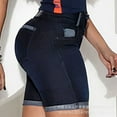 thumbnail image 1 of 2023 Y2K INS Clothes Vintage Button High Waist Elastic Hip Lift Skinny Short Jeans Pocket Denim Shorts for Women, 1 of 6