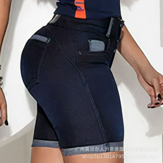 2023 Y2K INS Clothes Vintage Button High Waist Elastic Hip Lift Skinny Short Jeans Pocket Denim Shorts for Women
