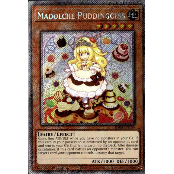 2023 Yu-Gi-Oh! 25th Anniversary Rarity Collection Madolche Puddingcess Quarter Century Secret Rare 1st Edition