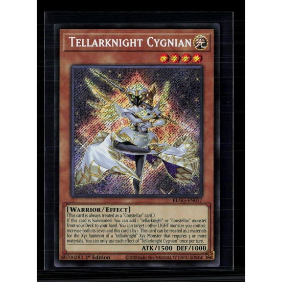 2023 Yu-Gi-Oh! Battles of Legend: Monstrous Revenge Tellarknight Cygnian Quarter Century Secret Rare 1st Edition