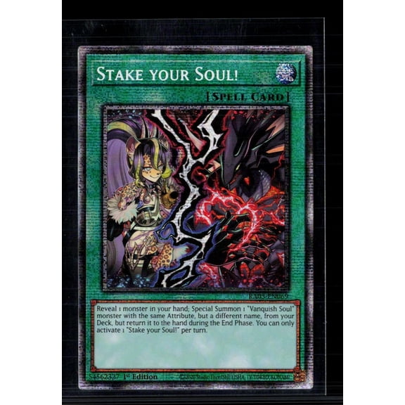Lightly Played Yu-Gi-Oh! 2023 Rarity Collection II Stake Your Soul Super Rare 1st Edition