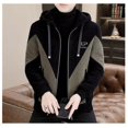 2023 autumn and winter trendy hooded woolen coat men‘s Koreanstyle