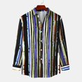 2023 crossborder new Amazon wish men‘s long sleeve shirt men‘s lapel