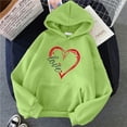thumbnail image 1 of 2023 letter print new hooded sweater women's spring long-sleeved lazy style loose hooded top, 1 of 6
