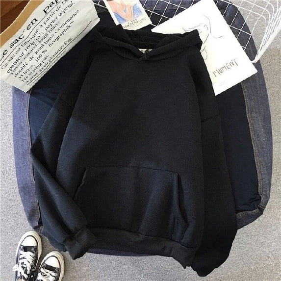 2023 letter print new hooded sweater women's spring long-sleeved lazy style loose hooded top