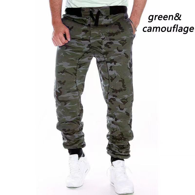 2023 new Sweatpants Men Camouflage Elasticity Military Cargo Pants