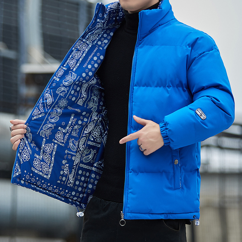 2023 new autumn and winter doublesided cottonpadded coat men‘s cotton