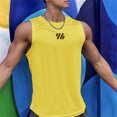 thumbnail image 1 of 2023 newest Summer Gym Vest High Quality mesh Shirt Sleeveless T-shirts Men Tank Tops running Fitness Sports Vest men Clothing, 1 of 7